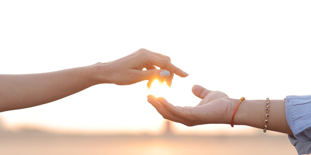 A supportive image of a hand reaching out, symbolizing the importance of seeking and offering help for mental health.