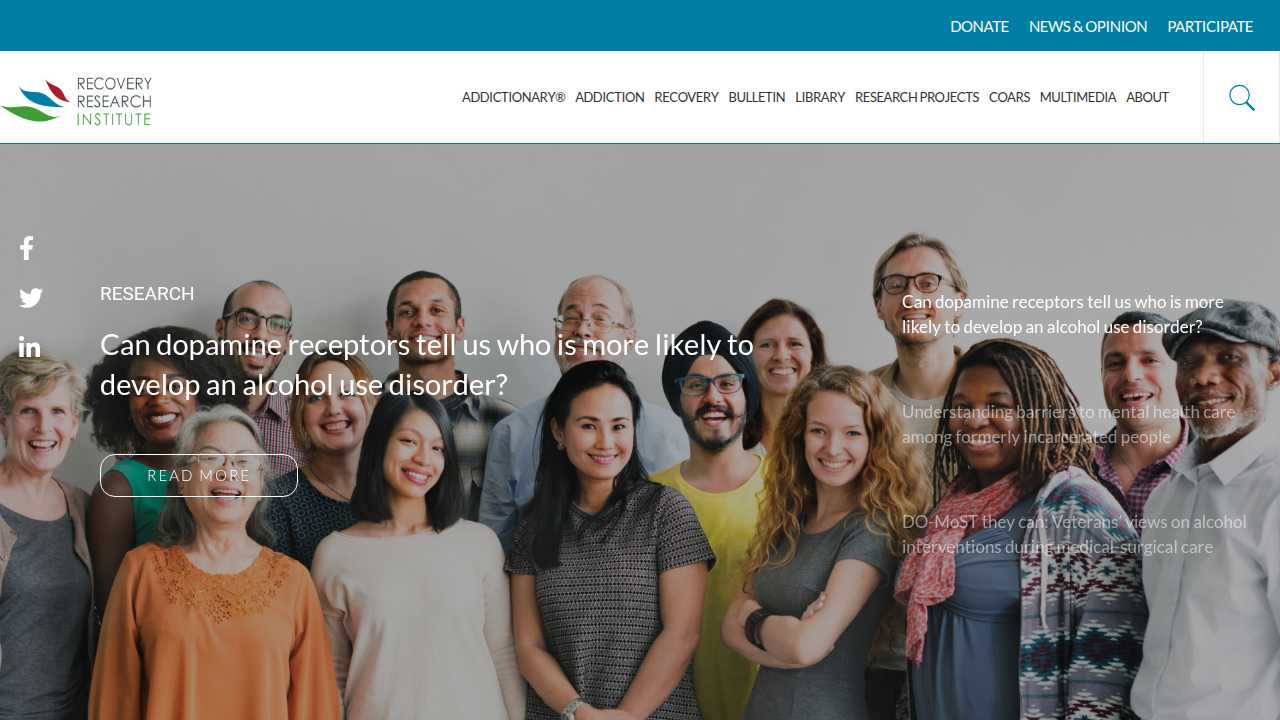 The Recovery Research Institute offers evidence-based resources on addiction recovery and treatment.