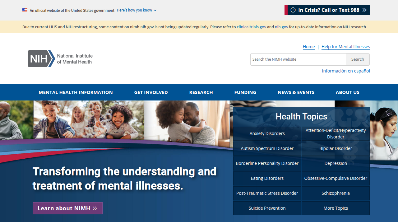 The NIMH website offers comprehensive resources and data on major depressive episodes and mental health conditions.