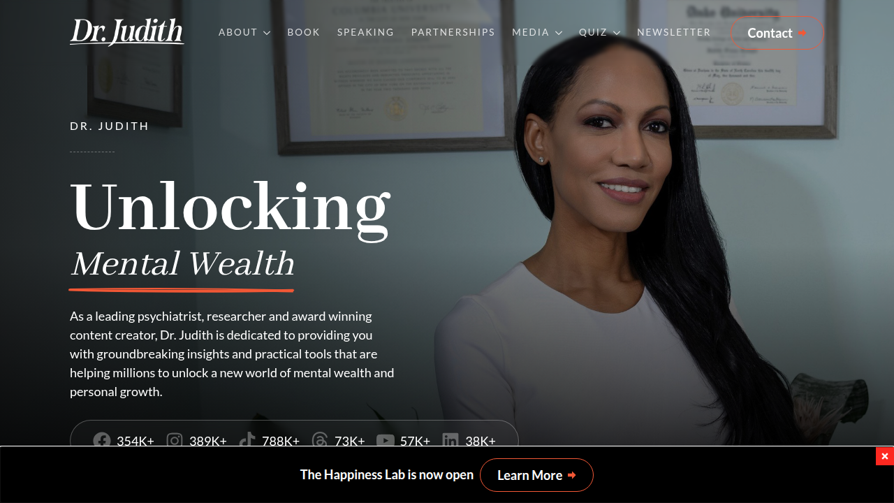Dr. Judith Joseph's website provides resources, including a quiz, to help individuals reflect on feelings related to high-functioning depression.