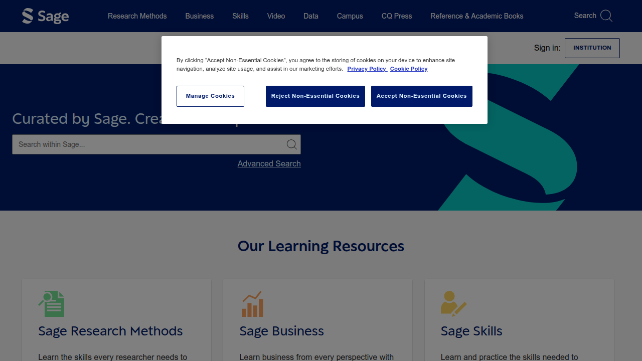 SAGE Publications offers academic resources, including encyclopedias and journals in abnormal and clinical psychology.