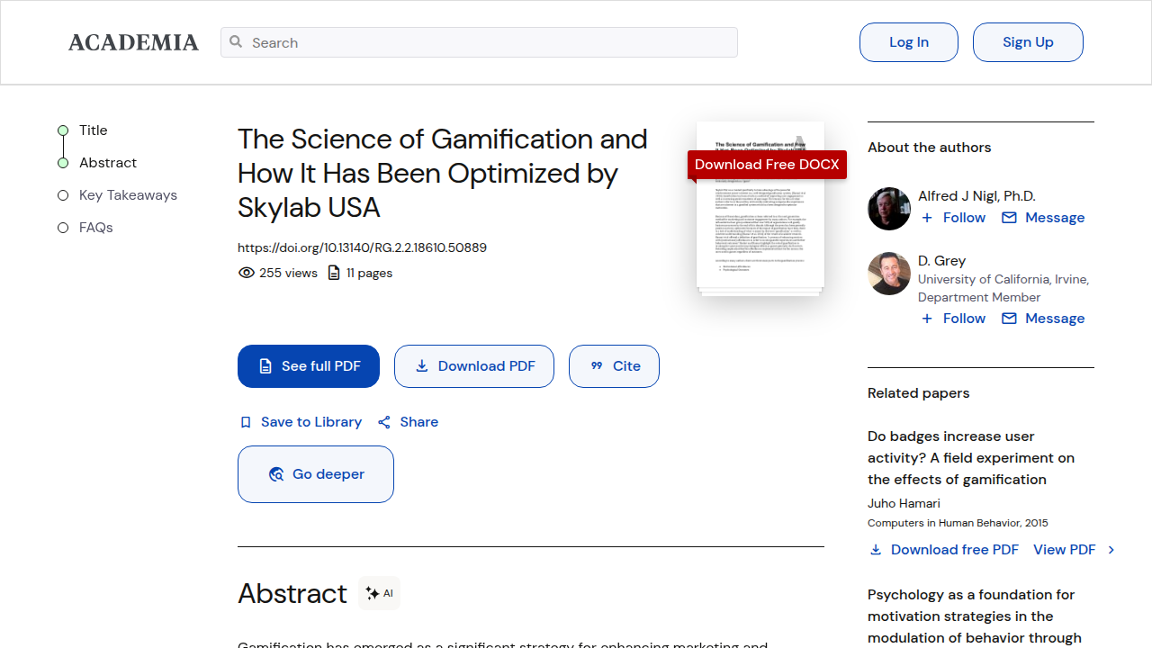 The "Science of Gamification" peer white paper delves into the behavioral science supporting ACT's effectiveness.