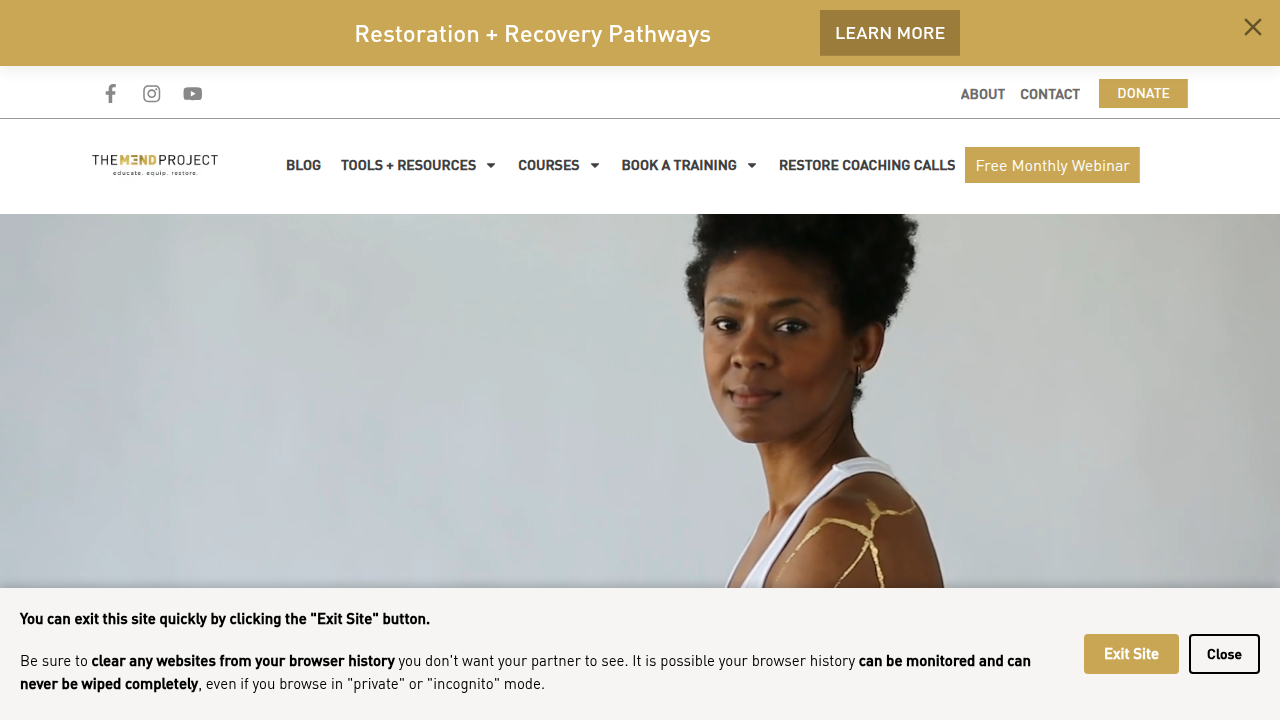 The Mend Project provides guides and resources for individuals seeking to heal from relationship issues and find appropriate therapy.