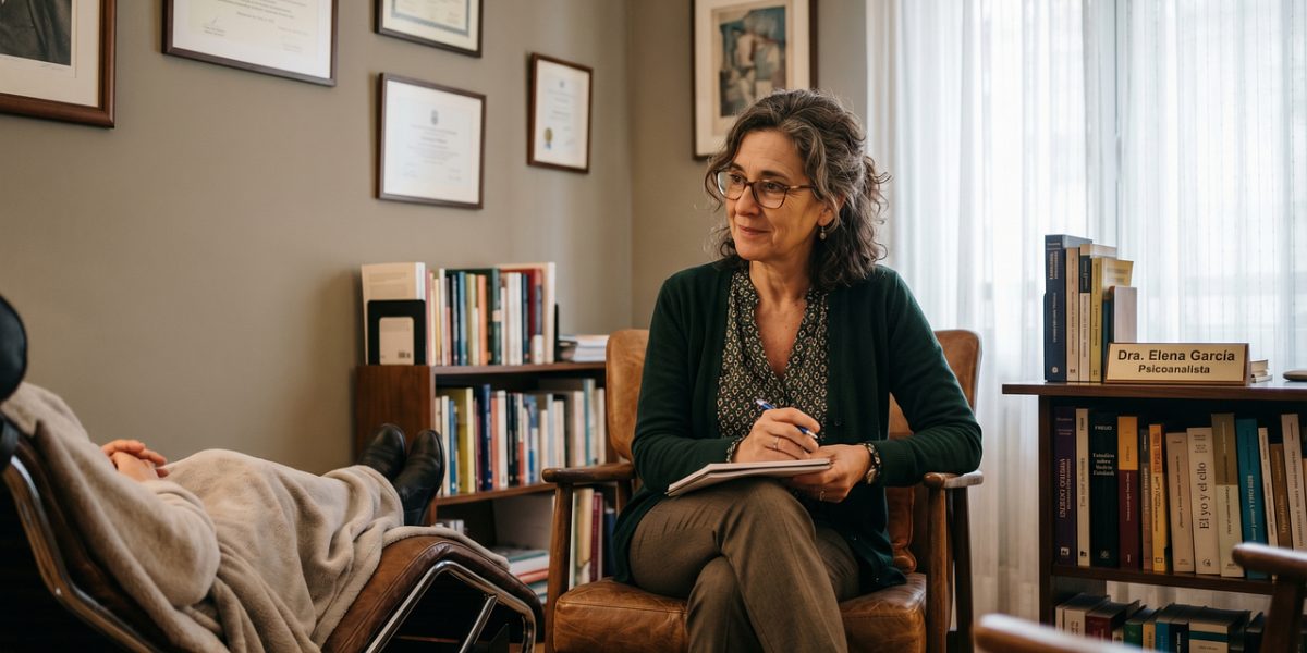 A therapist and client engaged in a collaborative discussion, emphasizing a coaching relationship.